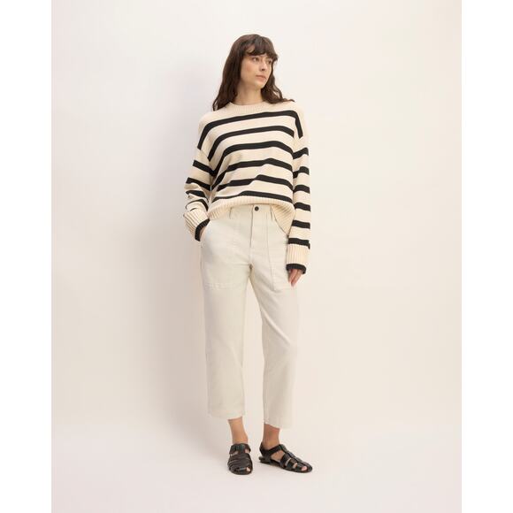 Everlane The Organic Utility Pant in Bone 14 Regular - Picture 2 of 7